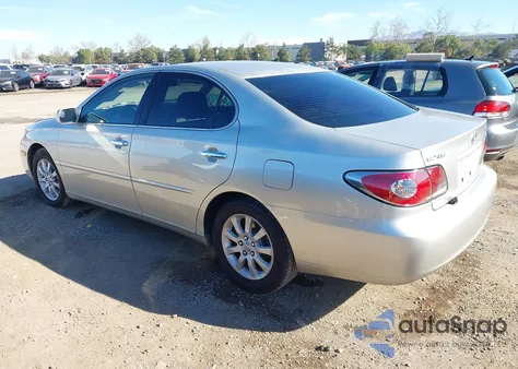 2004 Lexus Es 330 из США, поврежденный, VIN JTHBA30G345029276
